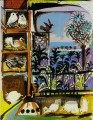 L atelier Les pigeons II 1957 cubisme Pablo Picasso